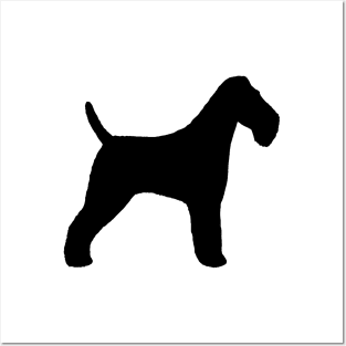 Wire Fox Terrier Silhouette Posters and Art